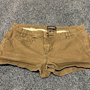Express Women's Brown Cargo Shorts